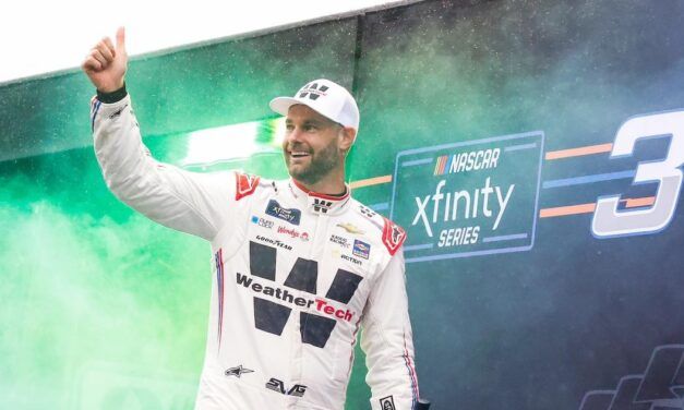 SVG claimed third in second Xfinity Series race